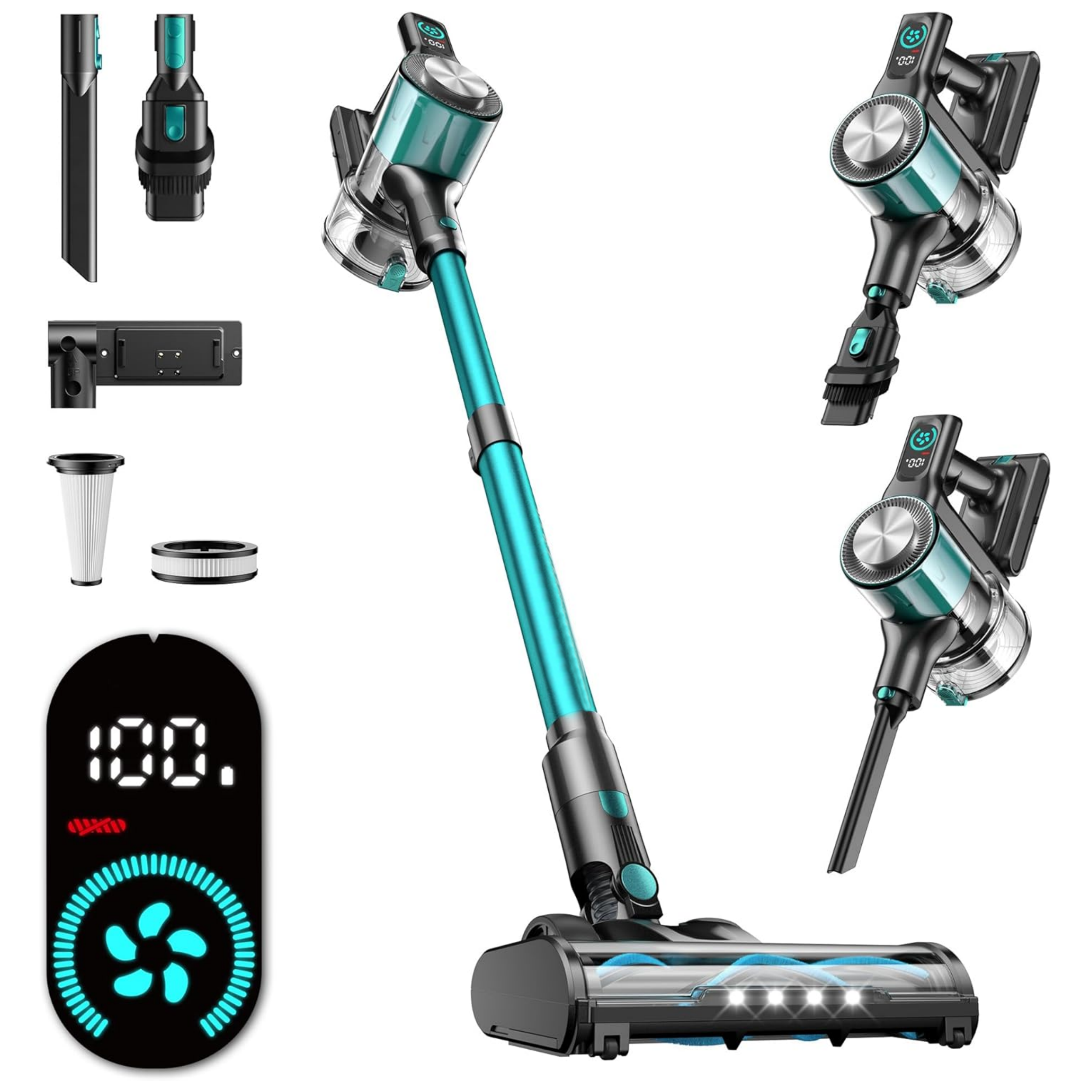 Outdoor Power Plus - Pet Plus Clean Cordless Stick Vacuum