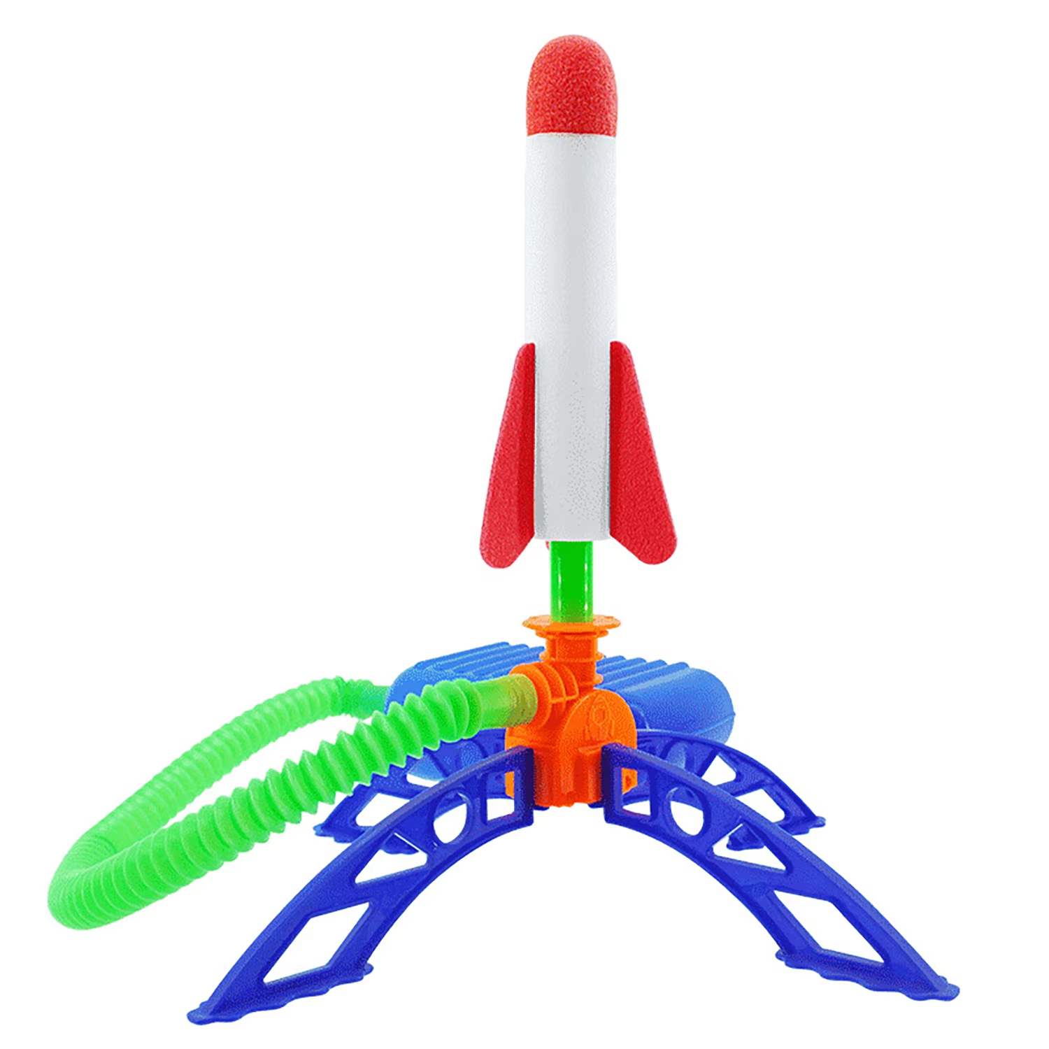 Outdoor Power And Pedal - Kids Stomp Rocket Launcher with LED