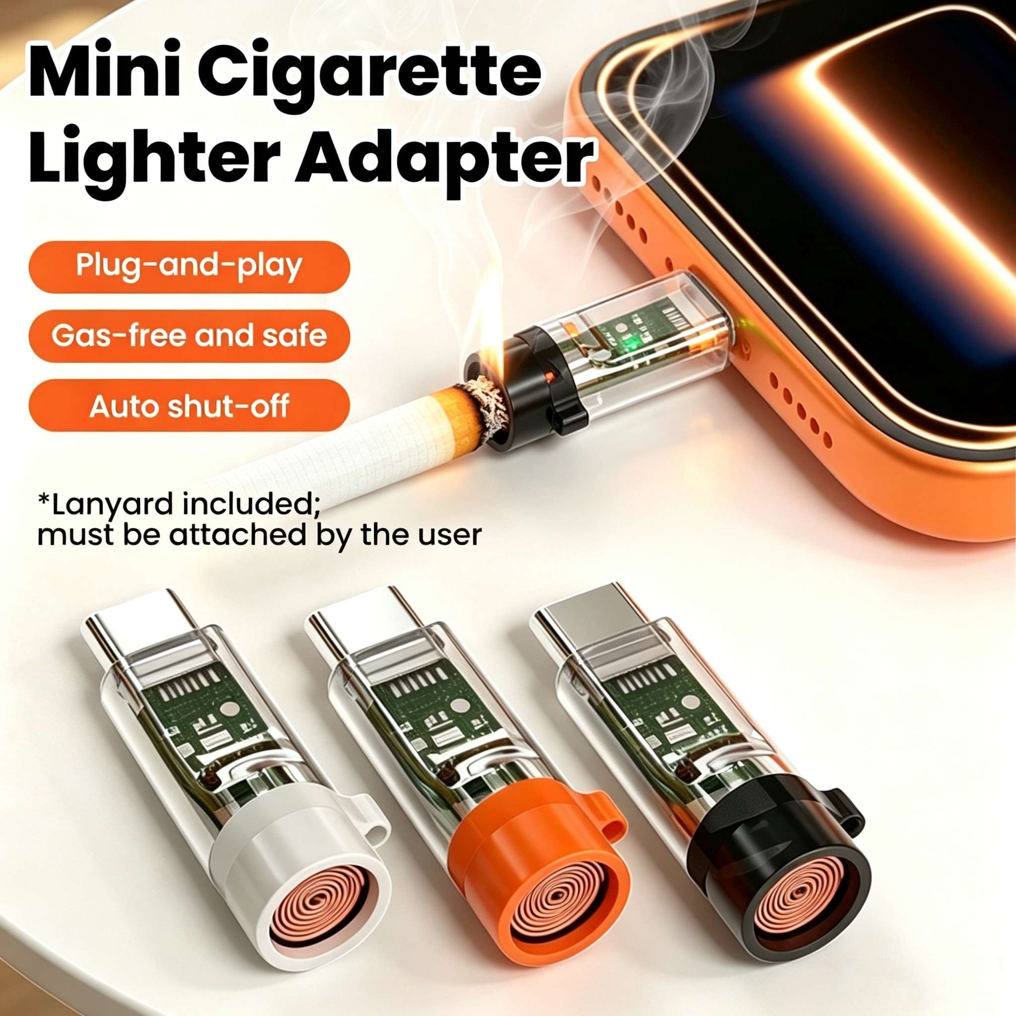 Outdoor Power Adapter Usb C - Type-C Mobile Cigarette Lighter Portable Auto