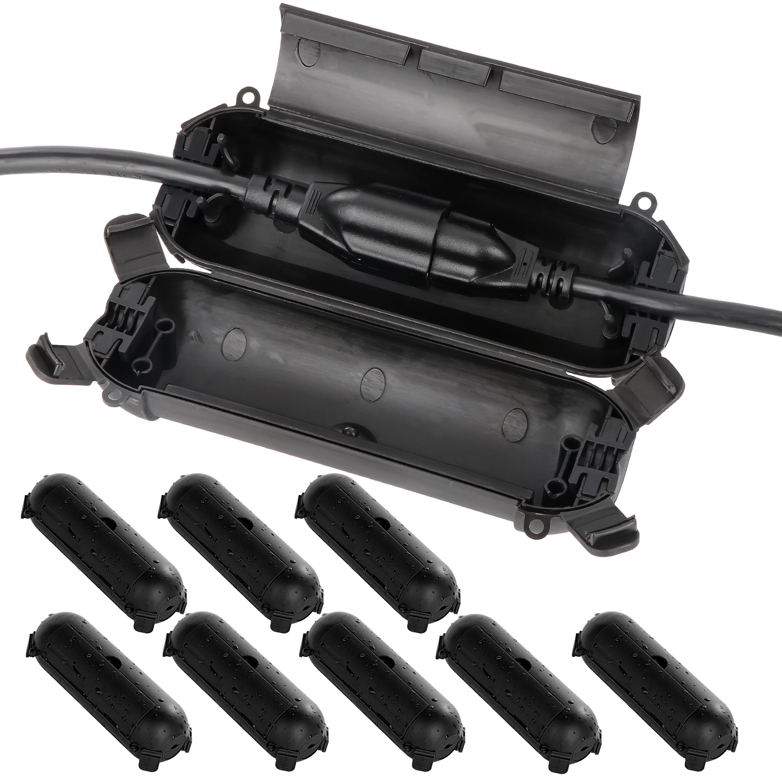 Outdoor Power Box - Flemoon 9PCS Outdoor Extension Cord Safety