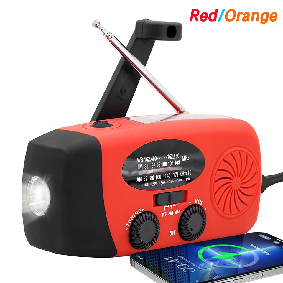 Outdoor Power Kit - Portable Hand Crank Generator Emergency Power