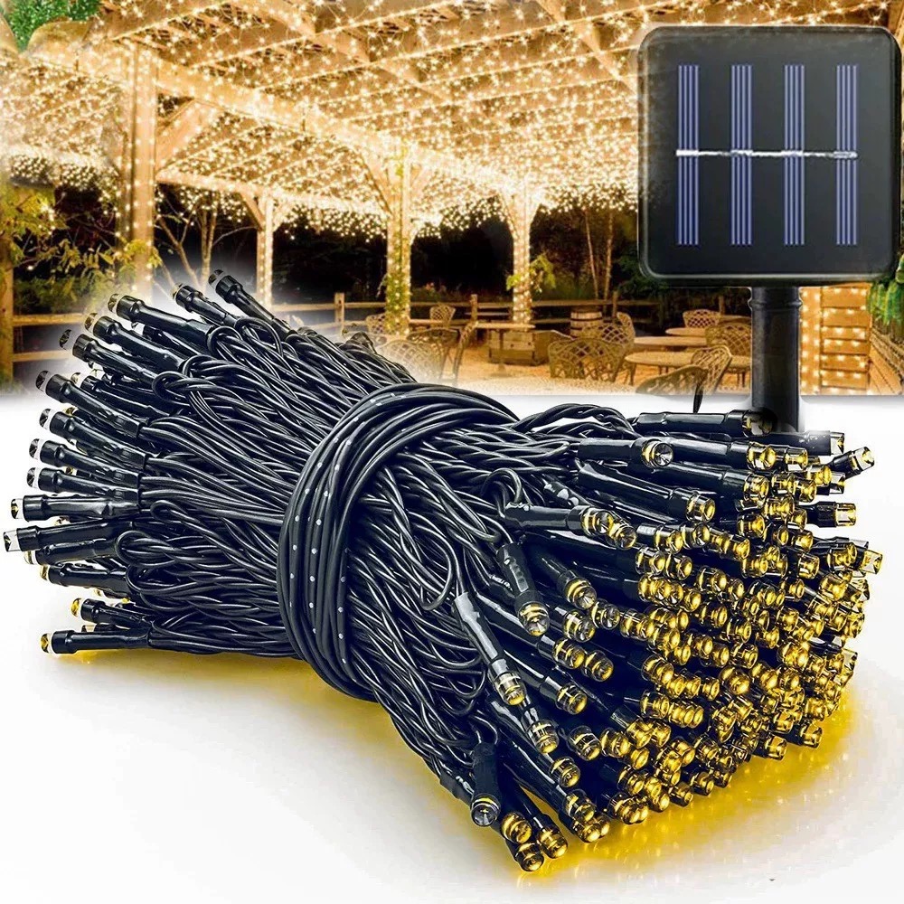 Solar Powered Fairy string Lig - Outdoor Power For Xmas Lights บทวิจารณ์และราคา