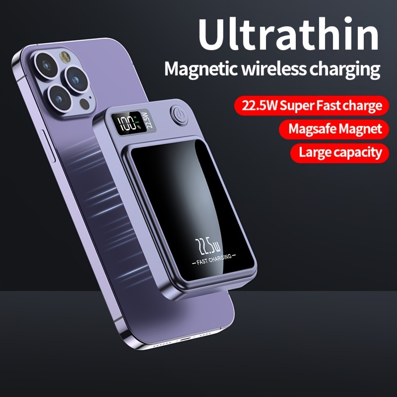 New 30000mAh magnetic wireless - Outdoor Power Adapter Usb C บทวิจารณ์และราคา