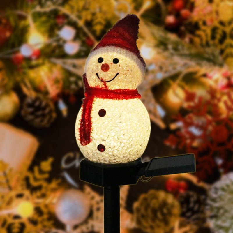 LED Snowman Solar Garden Light - Outdoor Power For Xmas Lights บทวิจารณ์และราคา