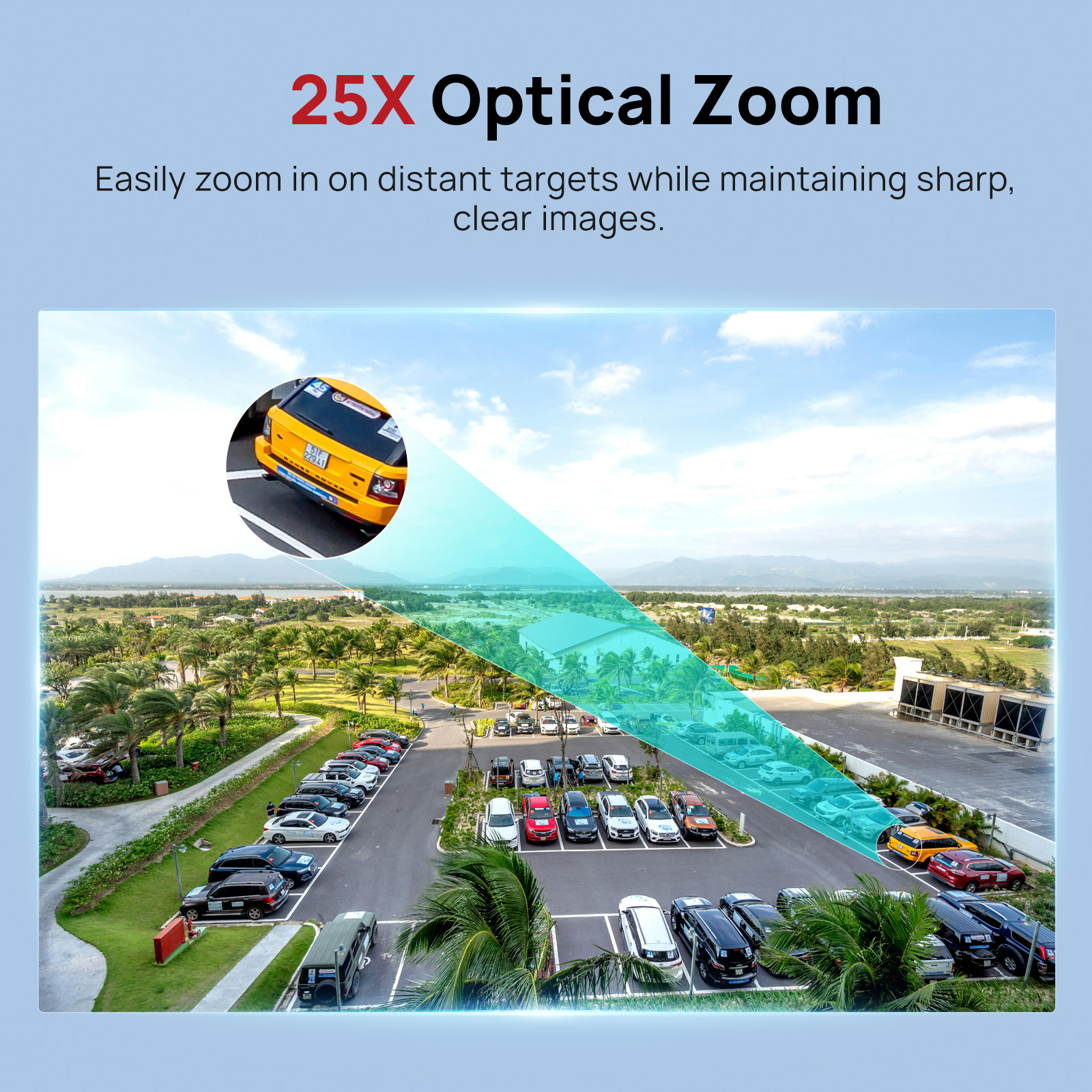 Vikylin 4K 8MP PTZ 25X Zoom 10 - Outdoor Power G Motion บทวิจารณ์และราคา