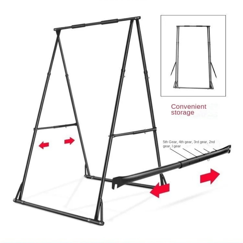 Home Gym Pull up Bar Foldable  - Outdoor Power Tower Pull Up Bar บทวิจารณ์และราคา