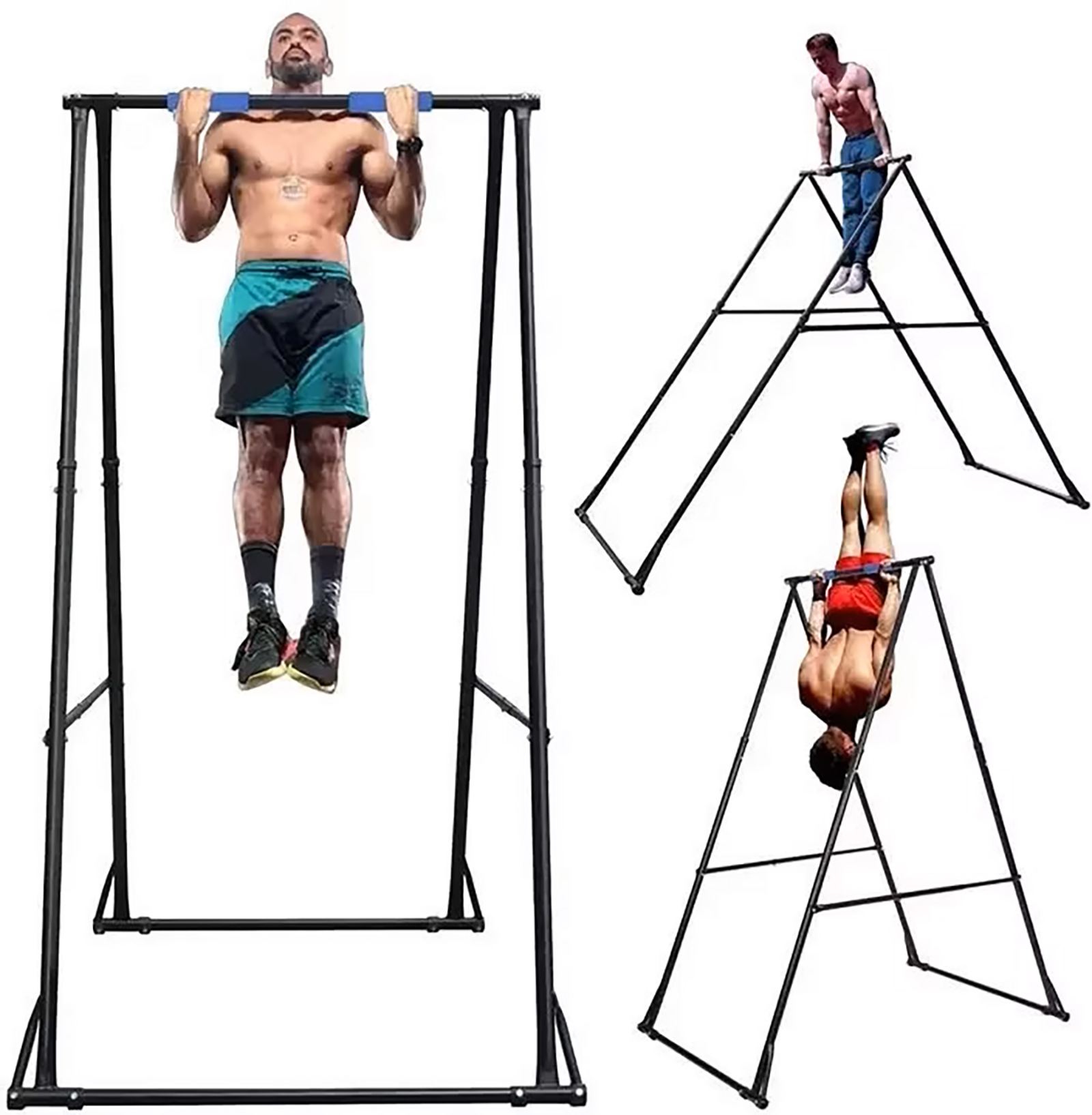 Home Gym Pull up Bar Foldable  - Outdoor Power Tower Pull Up Bar บทวิจารณ์และราคา
