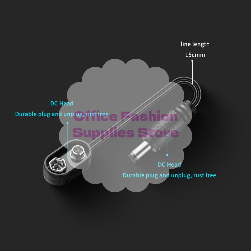 9V Battery Clip Converter Male - Outdoor Power And Pedal บทวิจารณ์และราคา