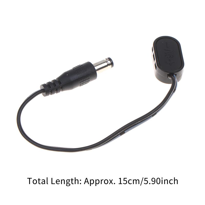 9V Battery Clip Converter Male - Outdoor Power And Pedal บทวิจารณ์และราคา