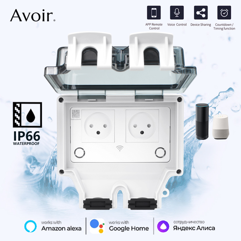 Avoir IP66 Outdoor Waterproof  - Outdoor Power Outlet Wifi บทวิจารณ์และราคา