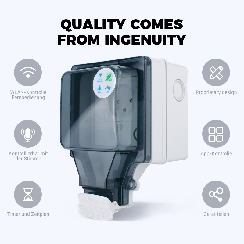 Avoir IP66 Outdoor Waterproof  - Outdoor Power Outlet Wifi บทวิจารณ์และราคา
