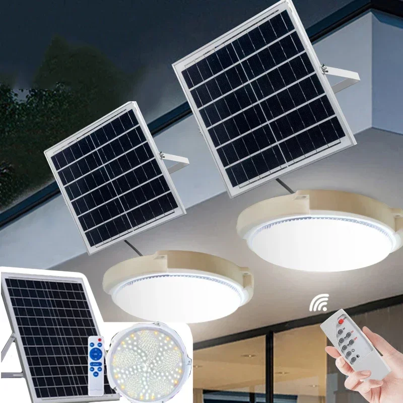 60/500W LED Solar Ceiling Ligh - Outdoor Power Line บทวิจารณ์และราคา