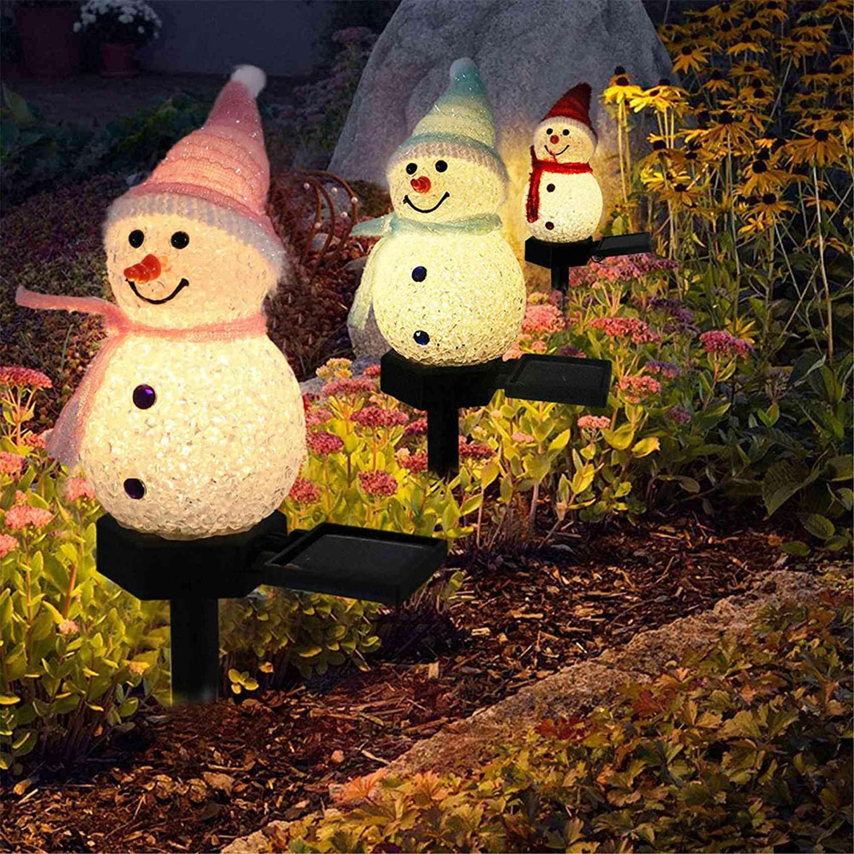 PZHI-Snowman Solar Lights Chri - Outdoor Power For Xmas Lights บทวิจารณ์และราคา