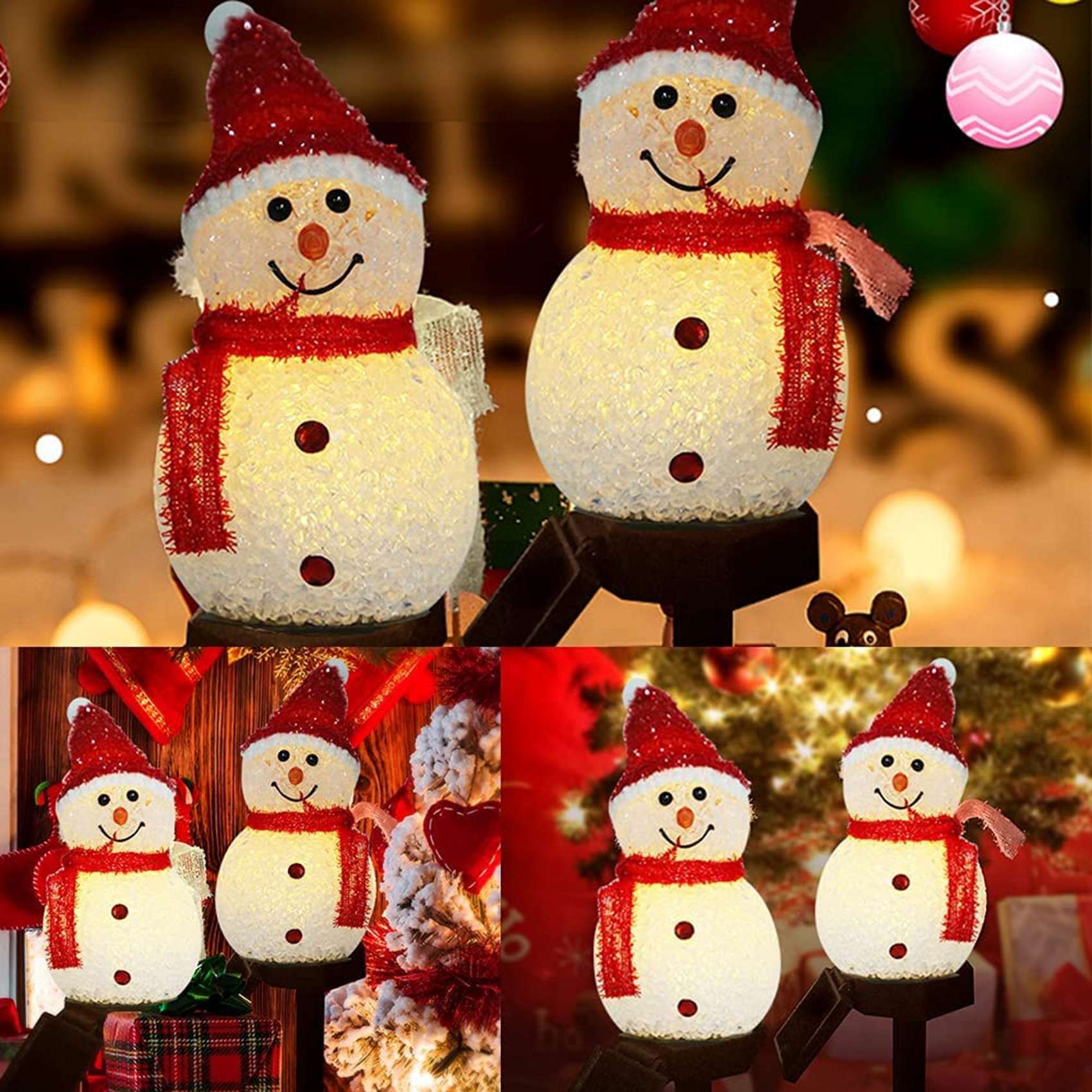 PZHI-Snowman Solar Lights Chri - Outdoor Power For Xmas Lights บทวิจารณ์และราคา