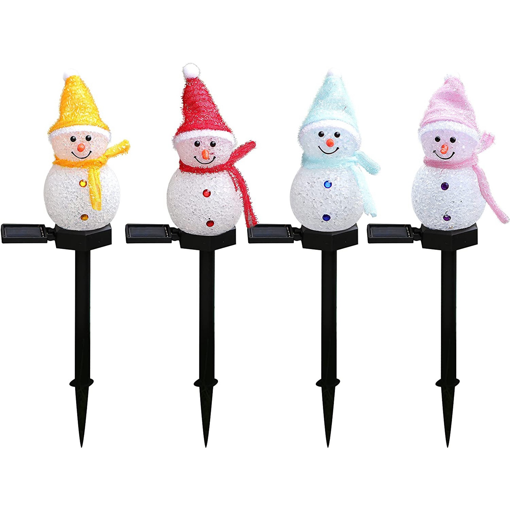 PZHI-Snowman Solar Lights Chri - Outdoor Power For Xmas Lights บทวิจารณ์และราคา