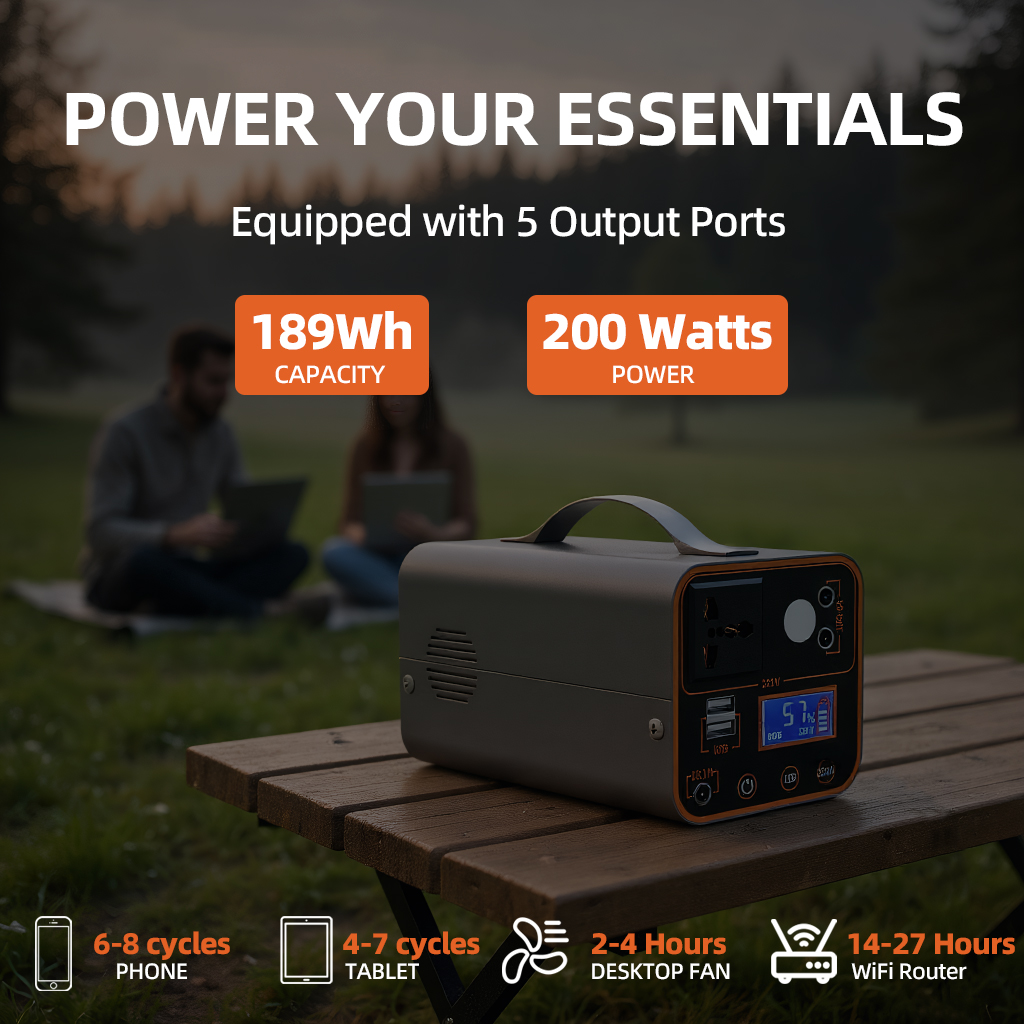 200W Portable Power Station 22 - Outdoor Power Kit บทวิจารณ์และราคา