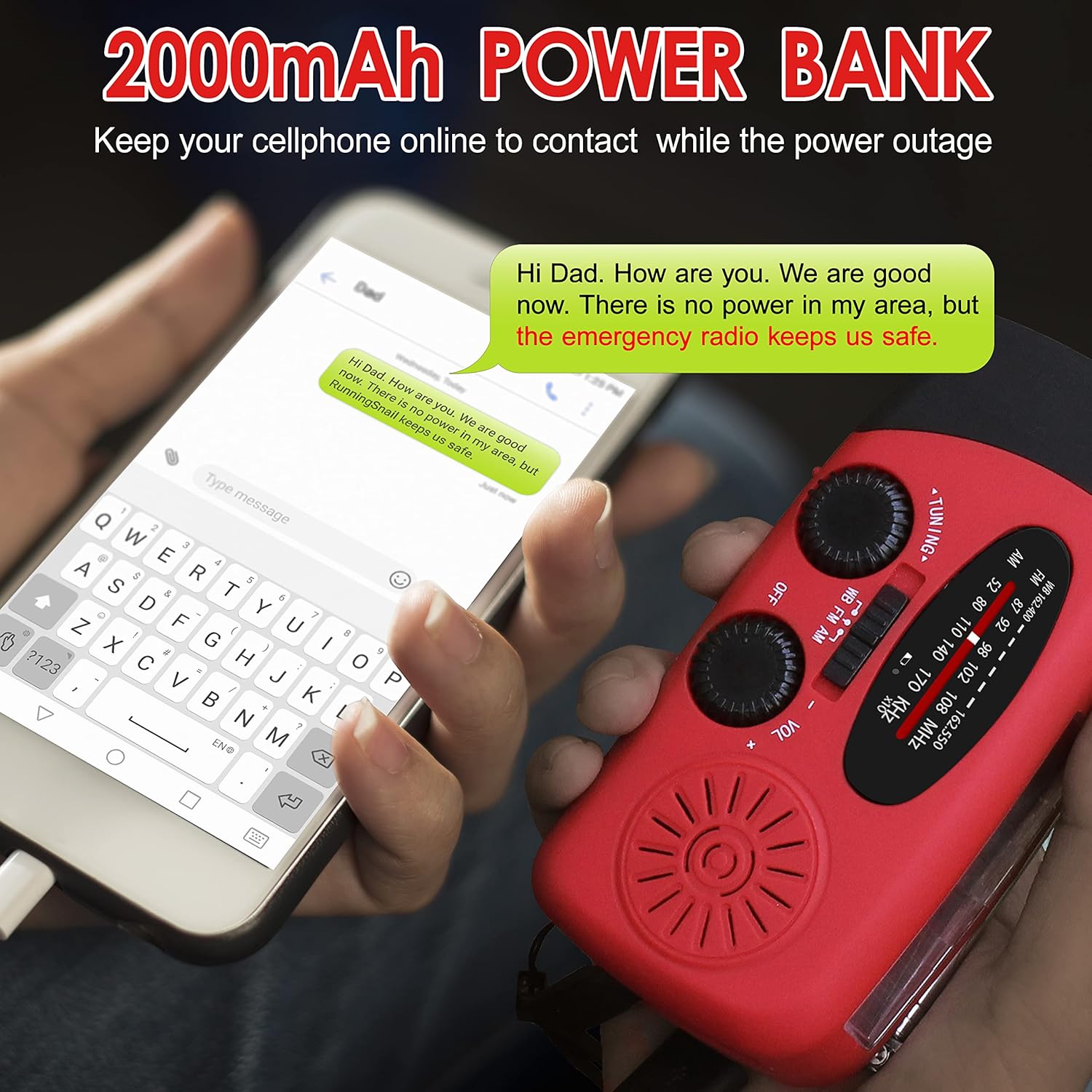 Multifunctional Hand Cranked G - Outdoor Power Kit บทวิจารณ์และราคา
