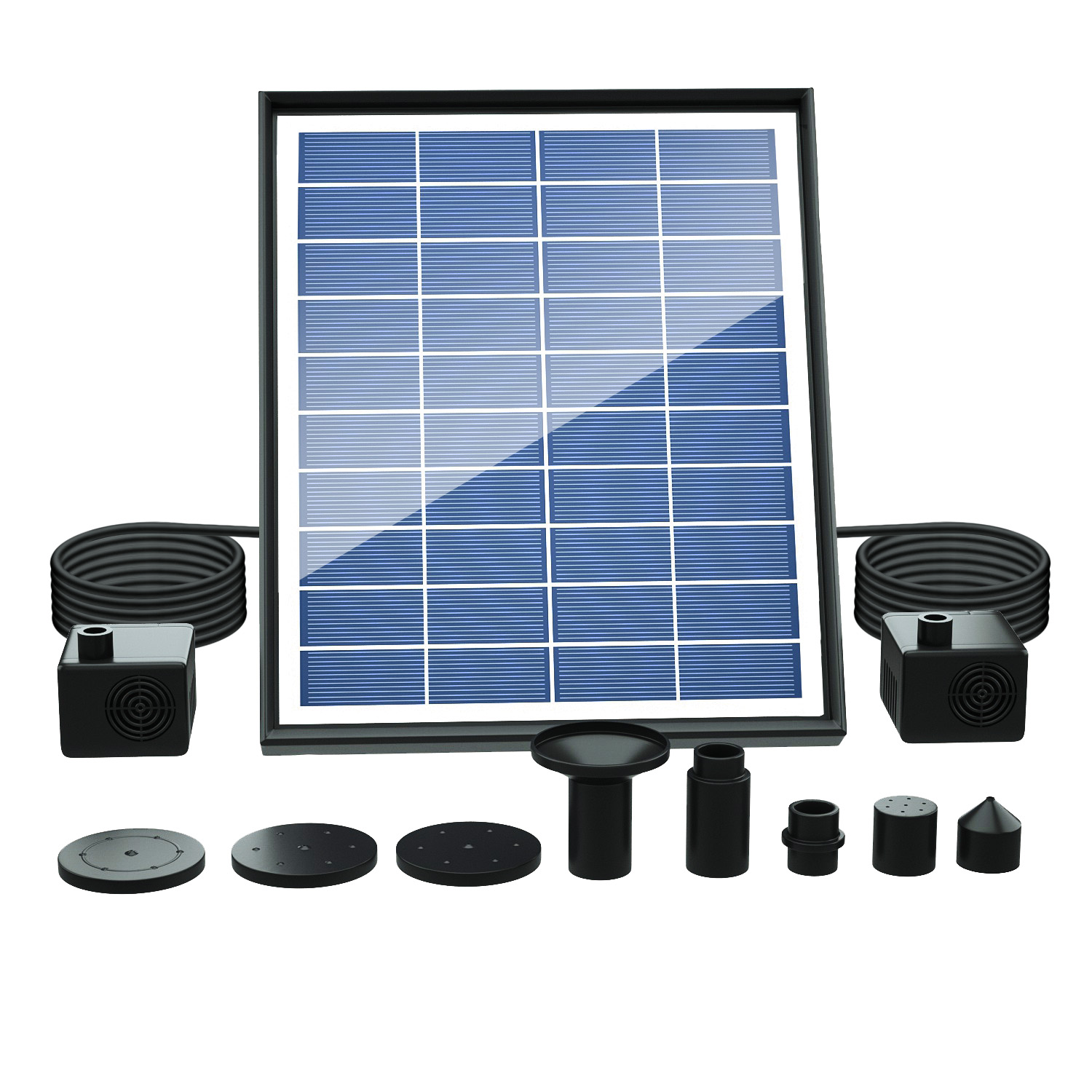 Solar Fountain, Solar Powered  - Outdoor Power Kit บทวิจารณ์และราคา