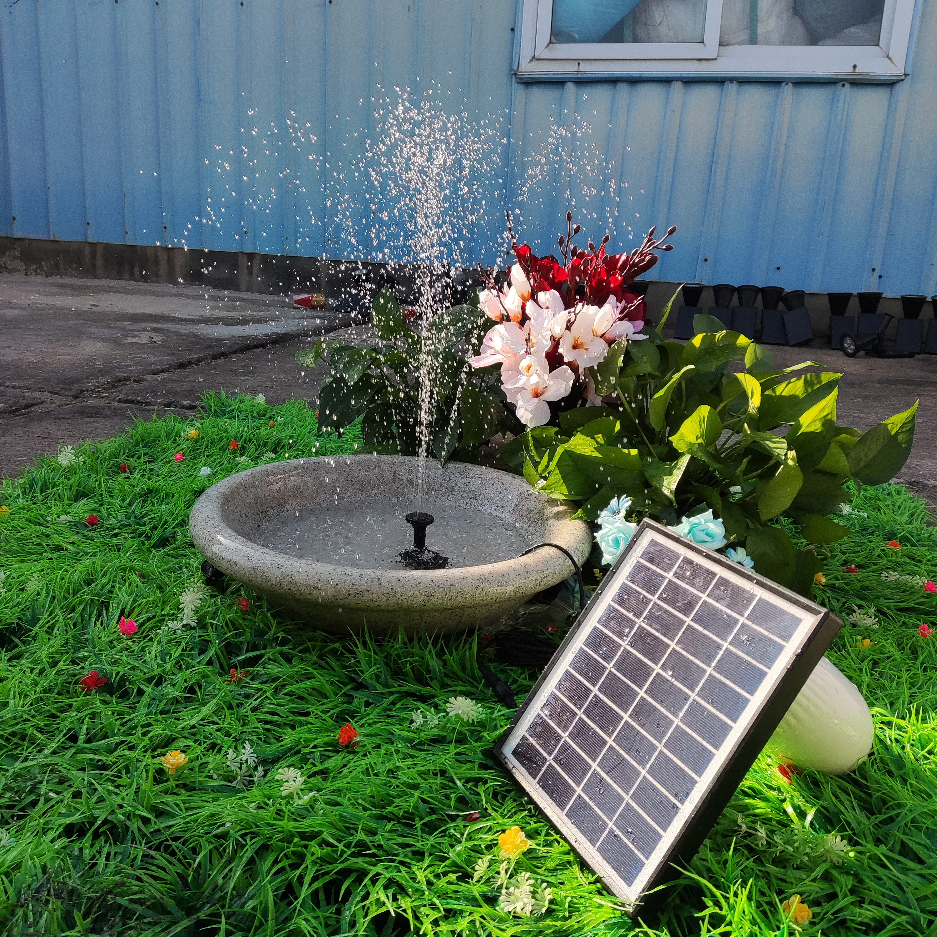 Solar Fountain, Solar Powered  - Outdoor Power Kit บทวิจารณ์และราคา