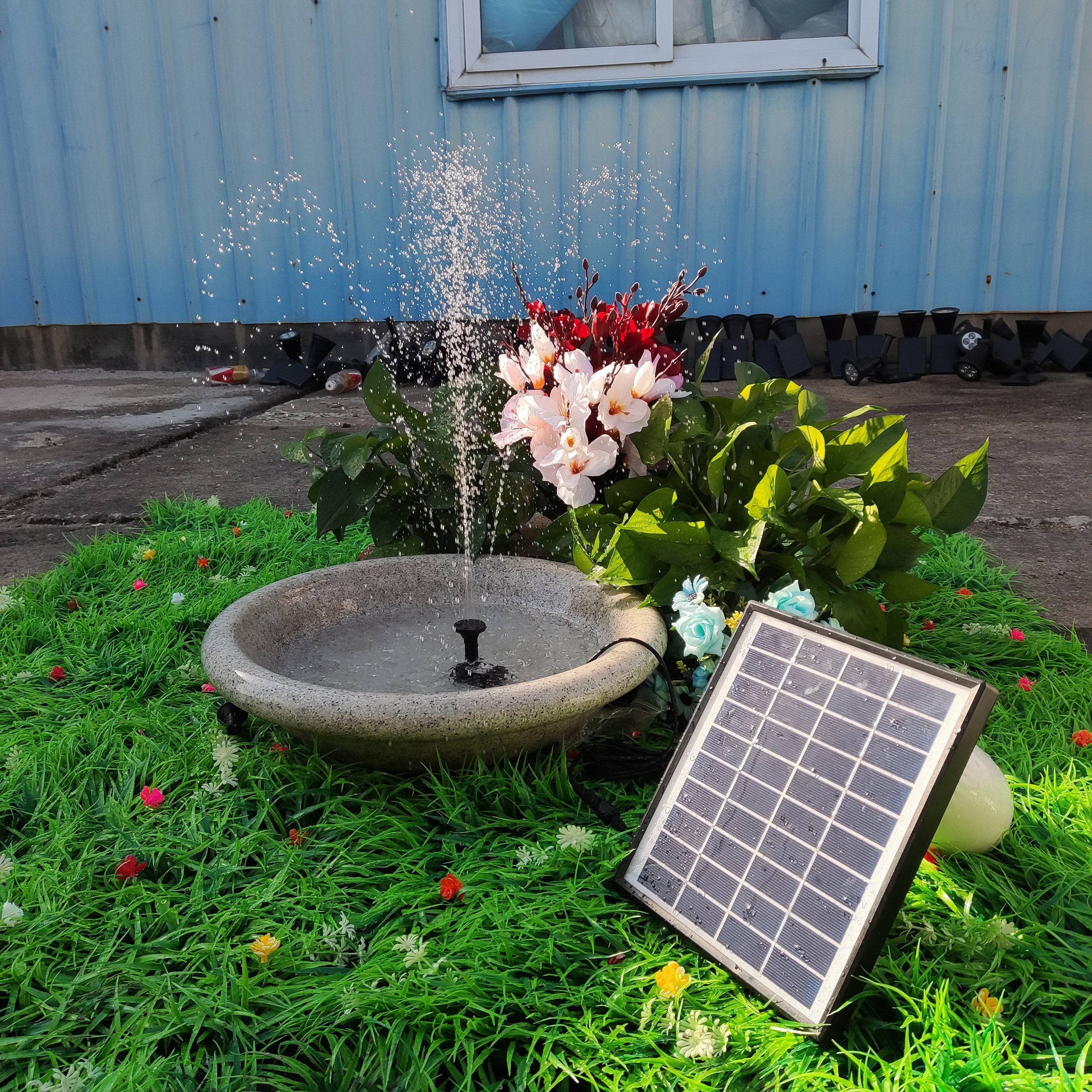 Solar Fountain, Solar Powered  - Outdoor Power Kit บทวิจารณ์และราคา