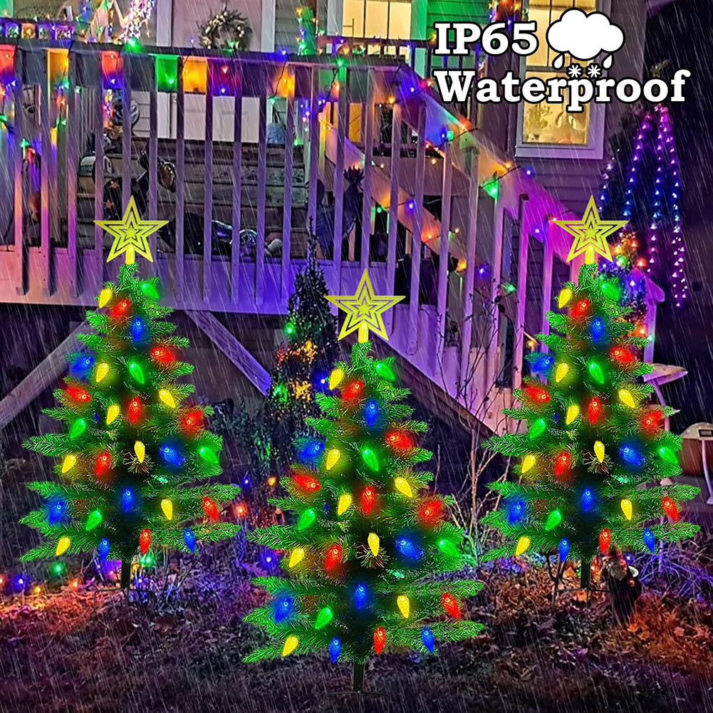 Xmas Tree Garden Decorative Le - Outdoor Power For Xmas Lights บทวิจารณ์และราคา