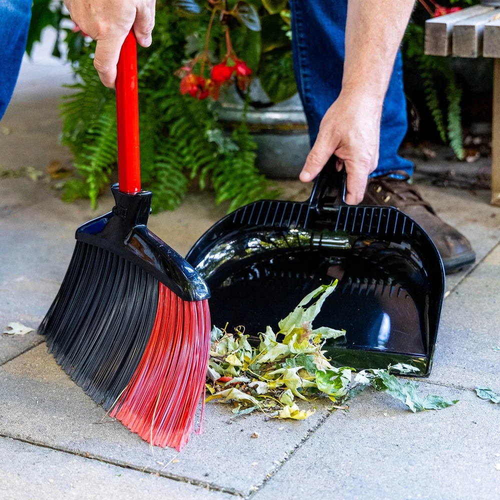 High Power 13.75in Steel Handl - Outdoor Power Broom บทวิจารณ์และราคา