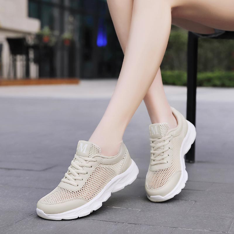 Summer Breathable Sneakers Wom - Outdoor Power Mop บทวิจารณ์และราคา