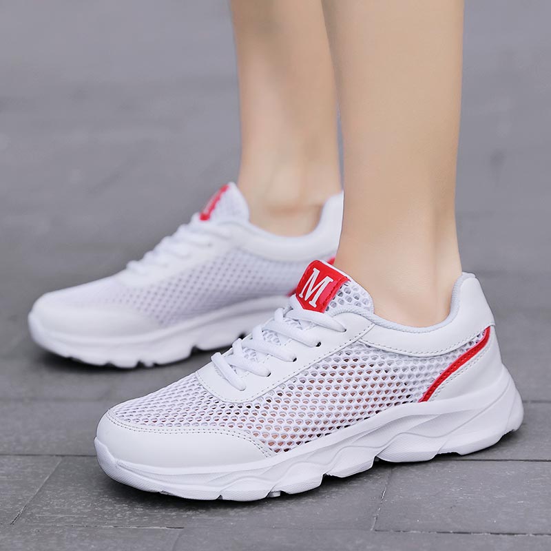 Summer Breathable Sneakers Wom - Outdoor Power Mop บทวิจารณ์และราคา