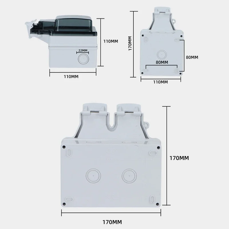 Tuya Power Socket IP66 Outdoor - Outdoor Power Outlet Wifi บทวิจารณ์และราคา