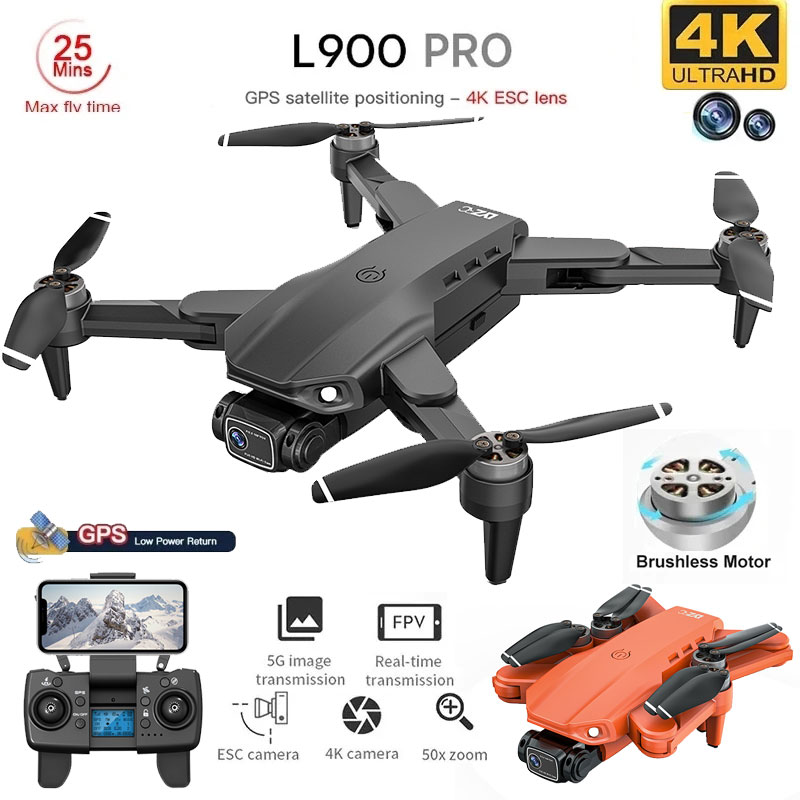L900 Pro GPS Drone 4K Professi - Outdoor Power Box บทวิจารณ์และราคา
