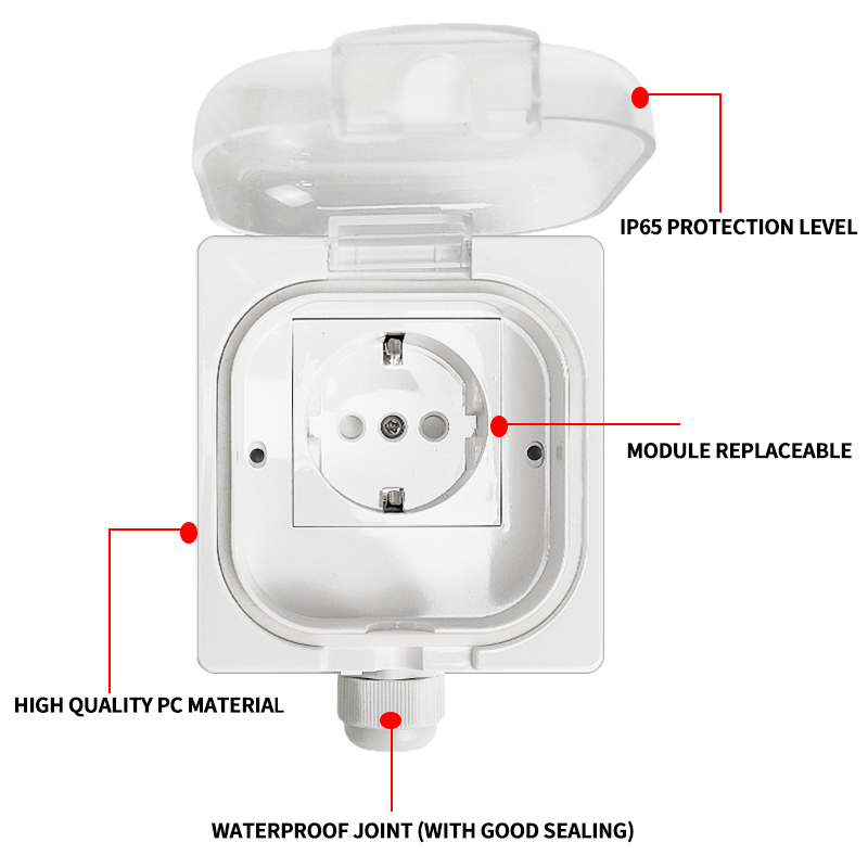 IP65 Waterproof Surface-Mount  - Outdoor Power Box บทวิจารณ์และราคา