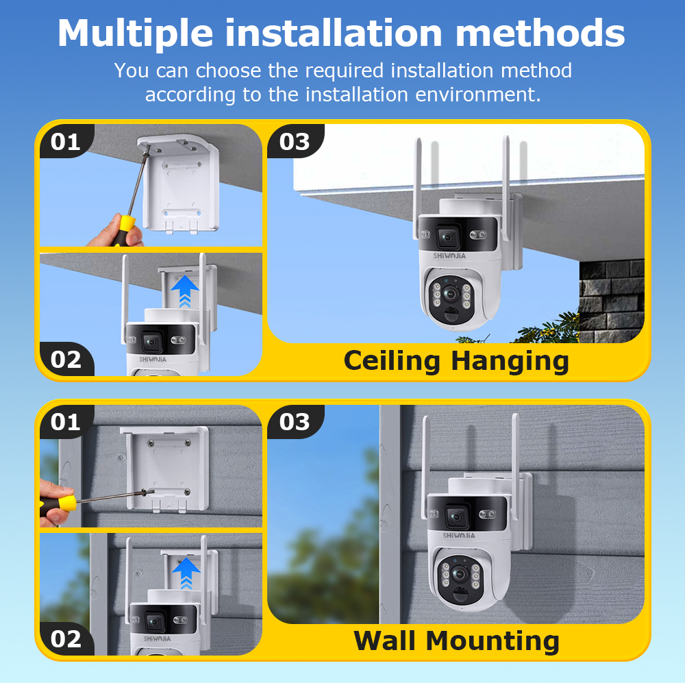 SHIWOJIA 4G LTE Solar Security - Outdoor Power Monitor บทวิจารณ์และราคา