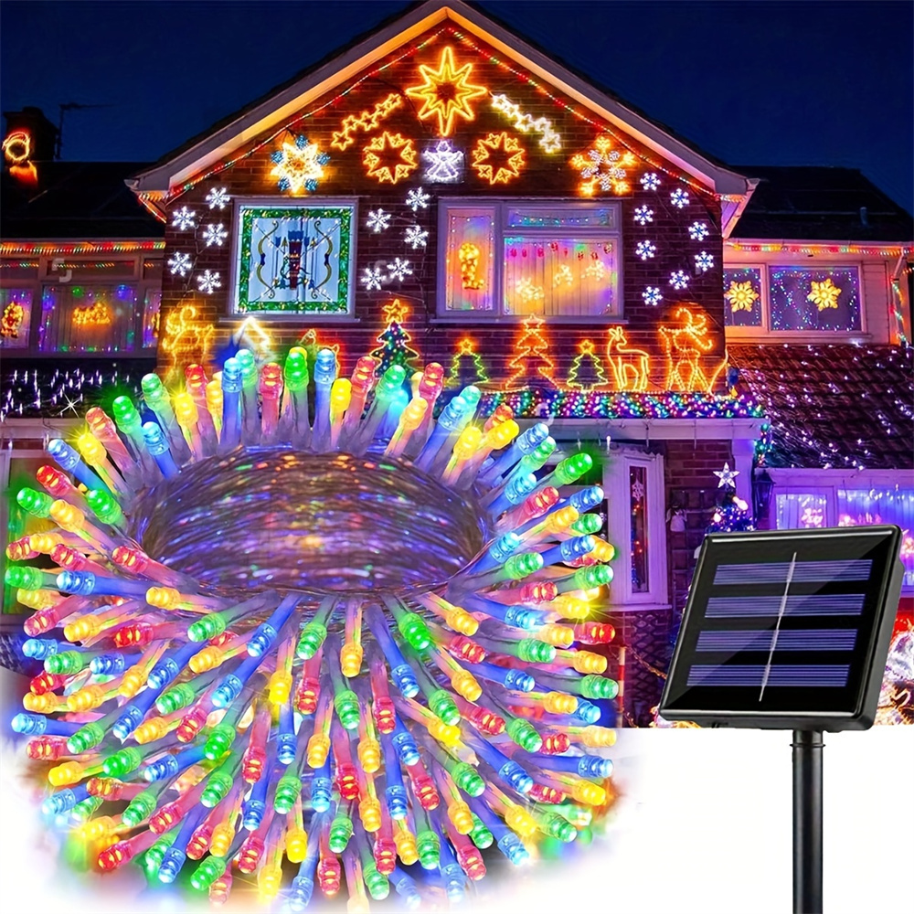 8 Modes Solar Powered LED Sola - Outdoor Power For Xmas Lights บทวิจารณ์และราคา