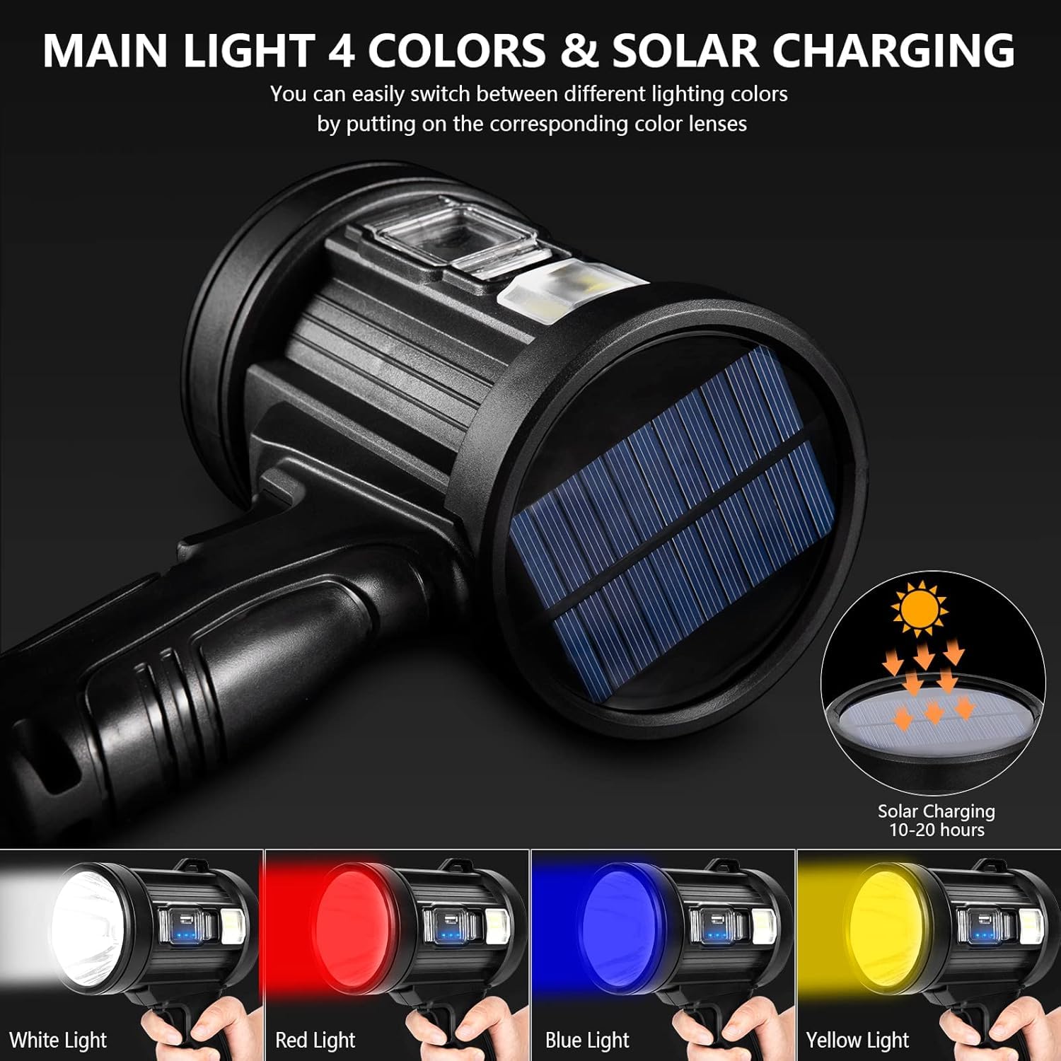 900000LM Rechargeable Led Spot - Outdoor Power Kit บทวิจารณ์และราคา