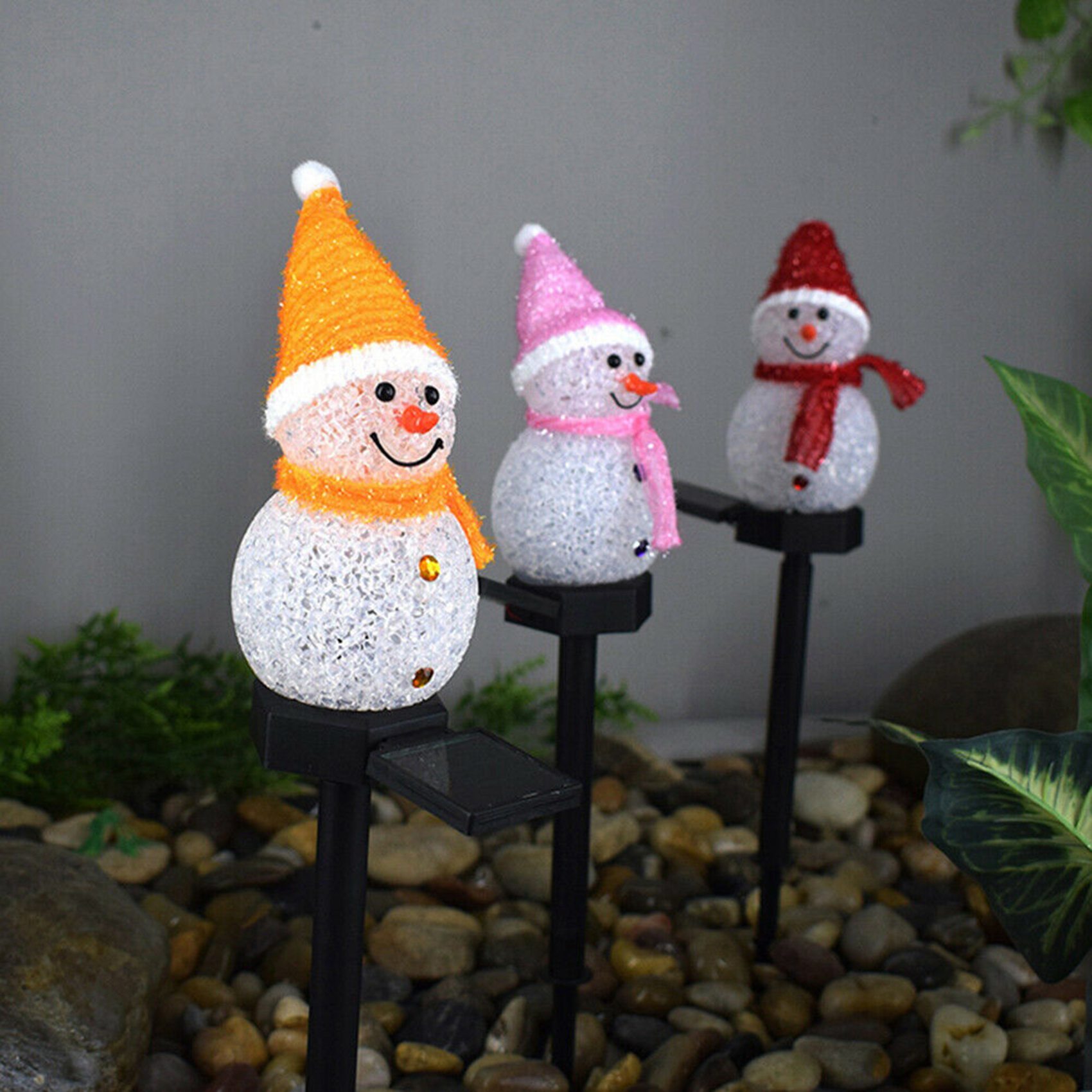 ABAH-Snowman Solar Lights Chri - Outdoor Power For Xmas Lights บทวิจารณ์และราคา