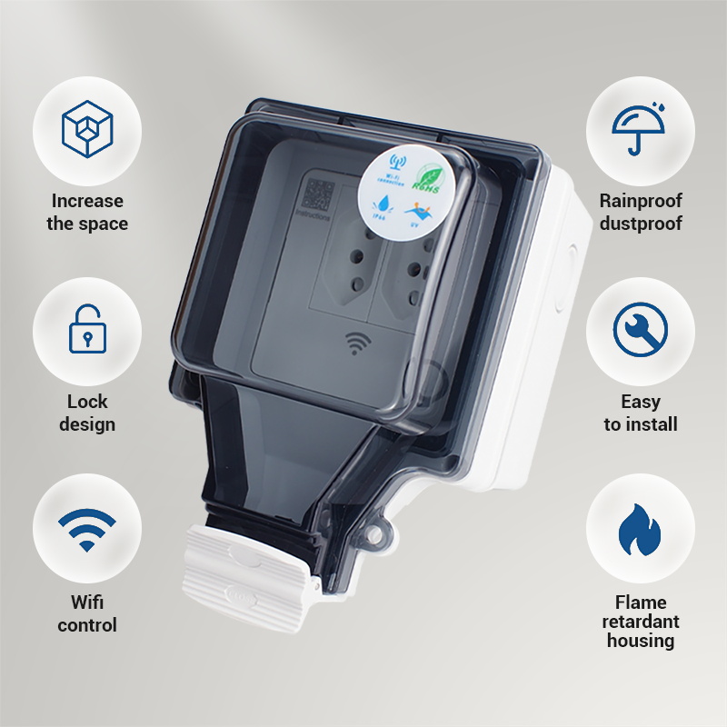 Avoir Tuya Wifi Smart Socket I - Outdoor Power Outlet Wifi บทวิจารณ์และราคา