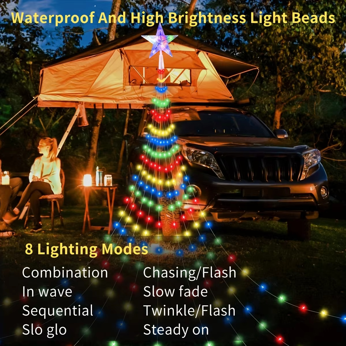 USB Powered Waterproof LED Fai - Outdoor Power For Xmas Lights บทวิจารณ์และราคา