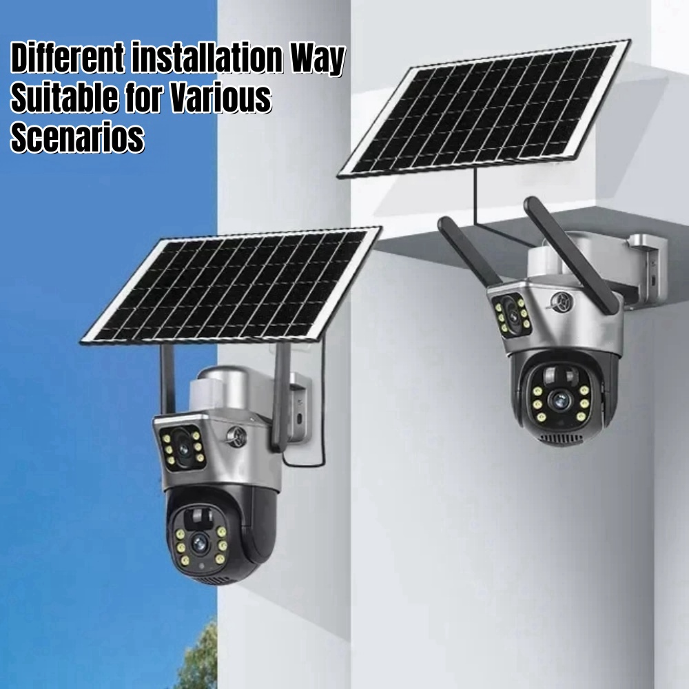 4K Solar-Powered Surveillance  - Outdoor Power G Motion บทวิจารณ์และราคา
