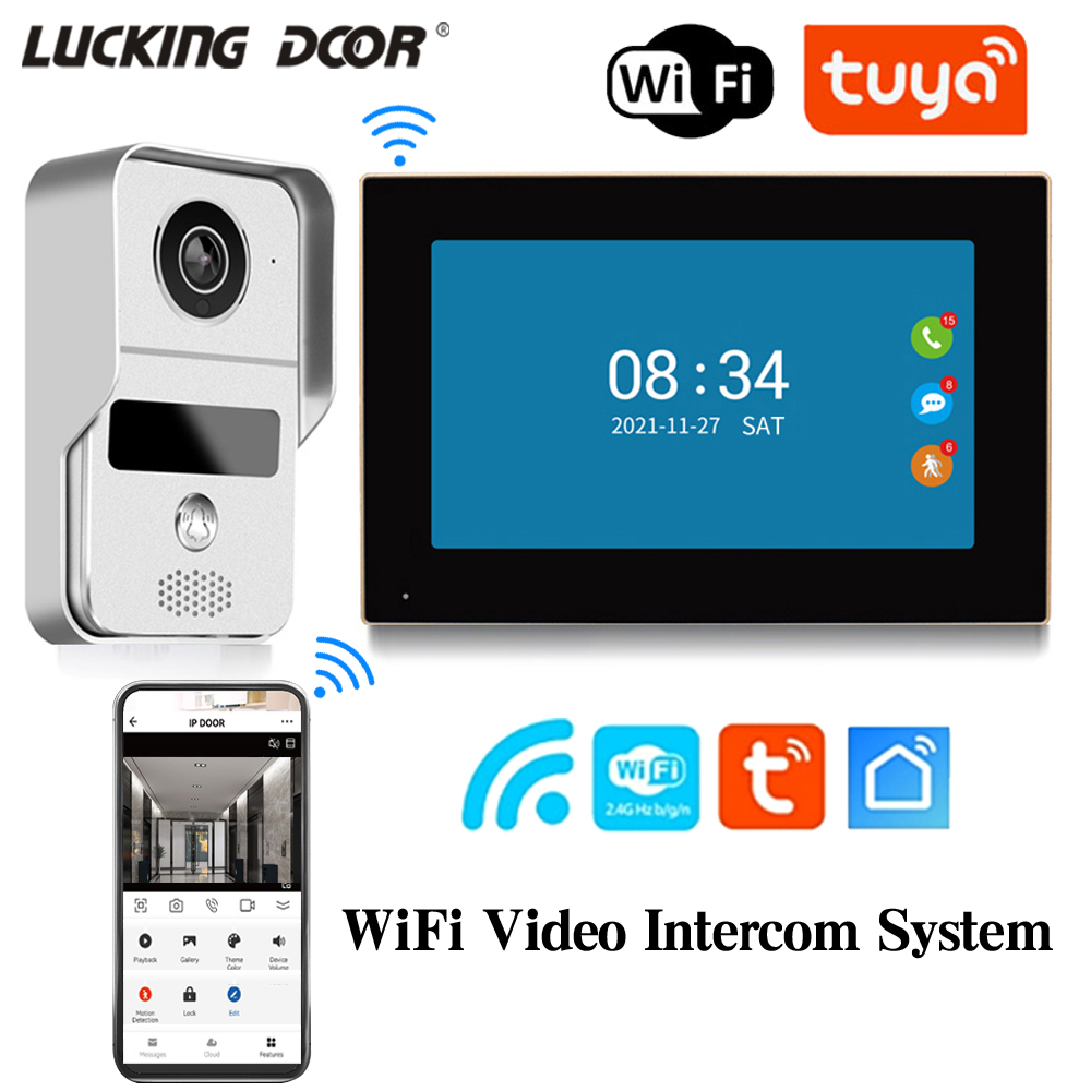 7 Inch Tuya Video Doorbell WiF - Outdoor Power Outlet Wifi บทวิจารณ์และราคา