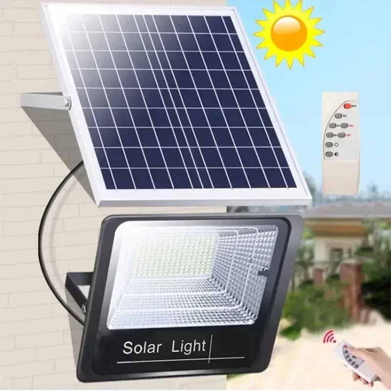 30W/60W/100W200W Solar Flood L - Outdoor Power Line บทวิจารณ์และราคา