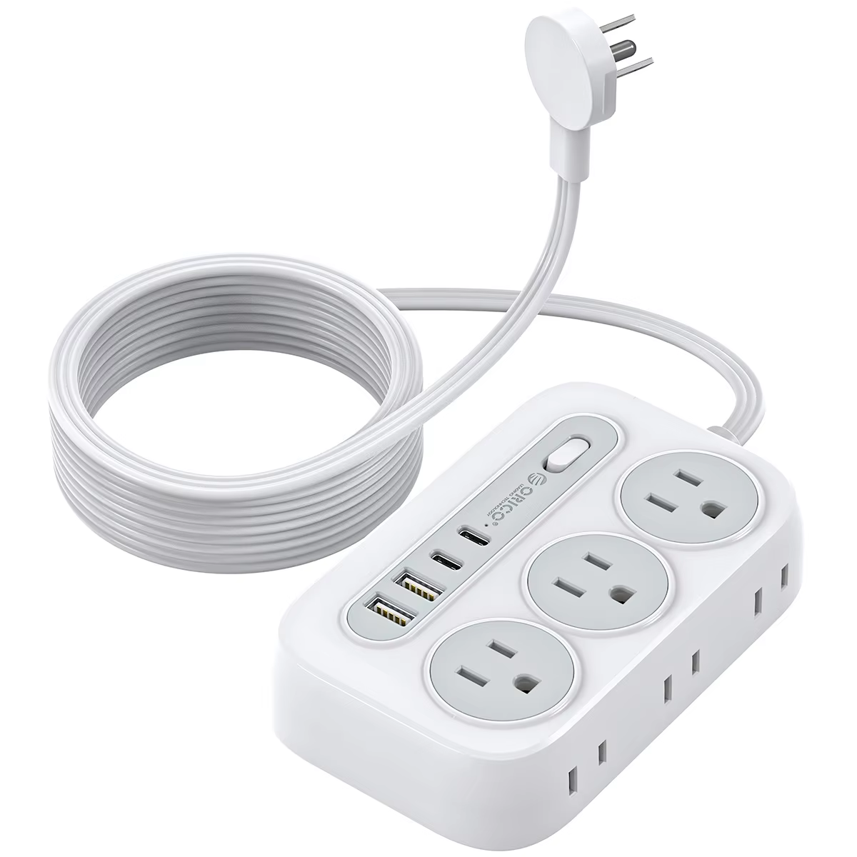 ORICO Power Strip 6 AC Outlets - Outdoor Power Adapter Usb C บทวิจารณ์และราคา