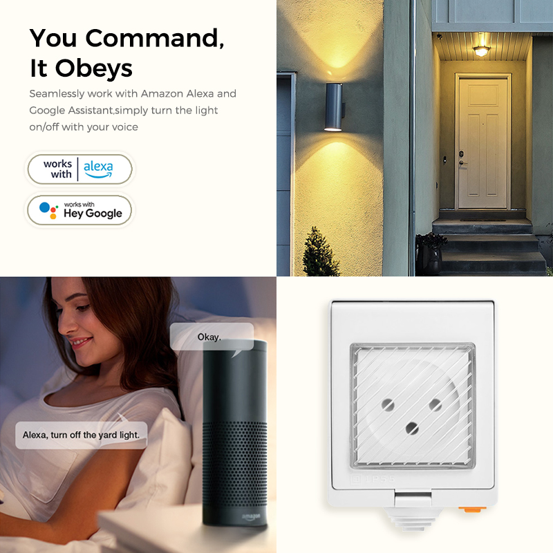 Avoir Israel Tuya Smart Socket - Outdoor Power Outlet Wifi บทวิจารณ์และราคา