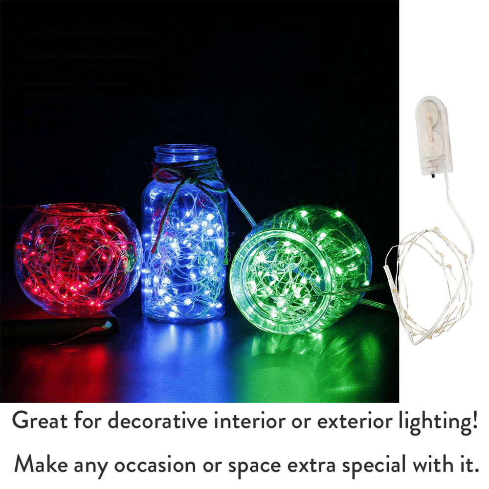 1m 2m 3m Led Copper Fairy Stri - Outdoor Power For Xmas Lights บทวิจารณ์และราคา