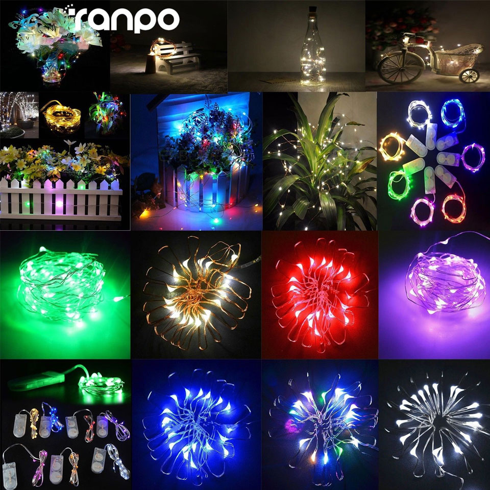 1m 2m 3m Led Copper Fairy Stri - Outdoor Power For Xmas Lights บทวิจารณ์และราคา