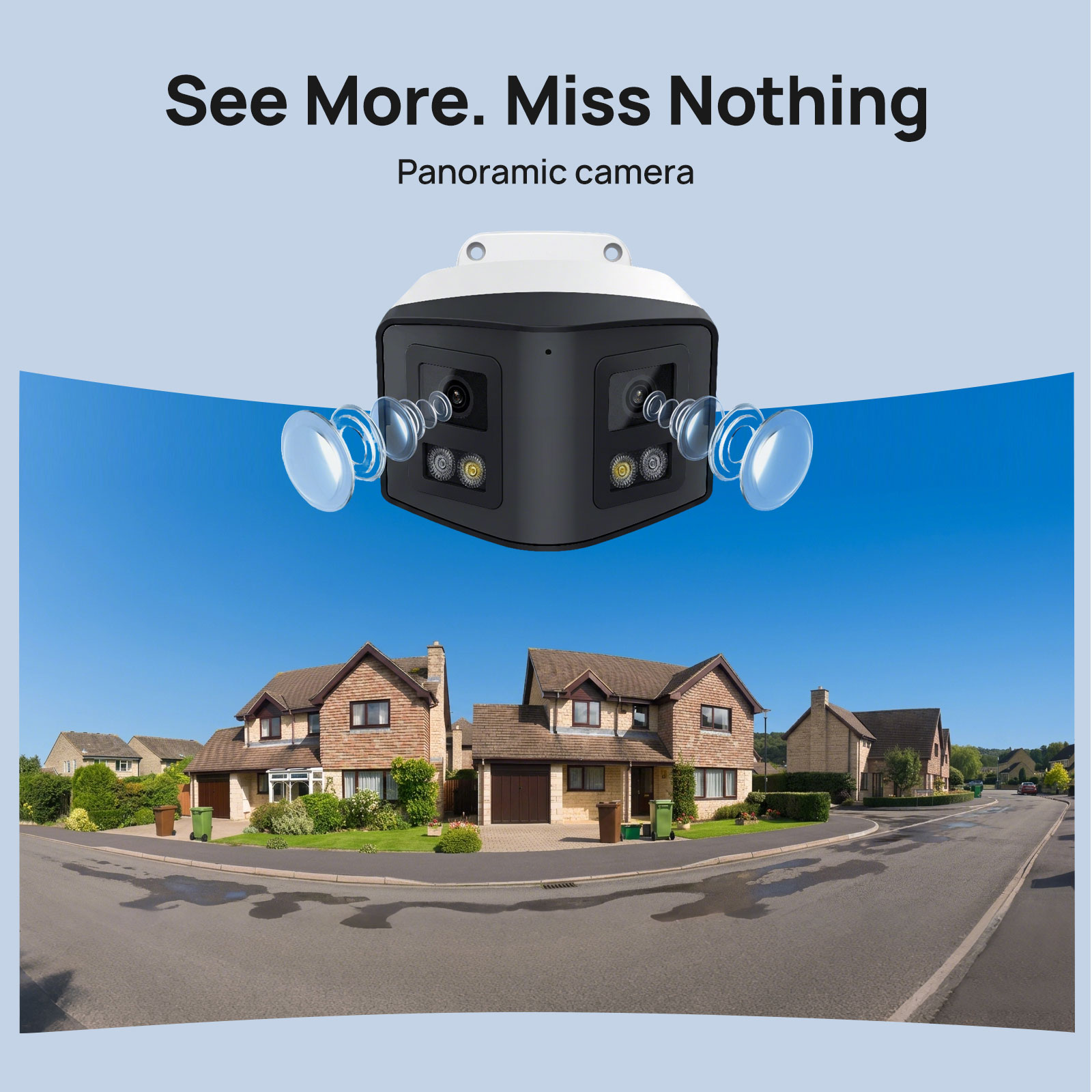 VIKYLIN 170° Panoramic Securit - Outdoor Power G Motion บทวิจารณ์และราคา