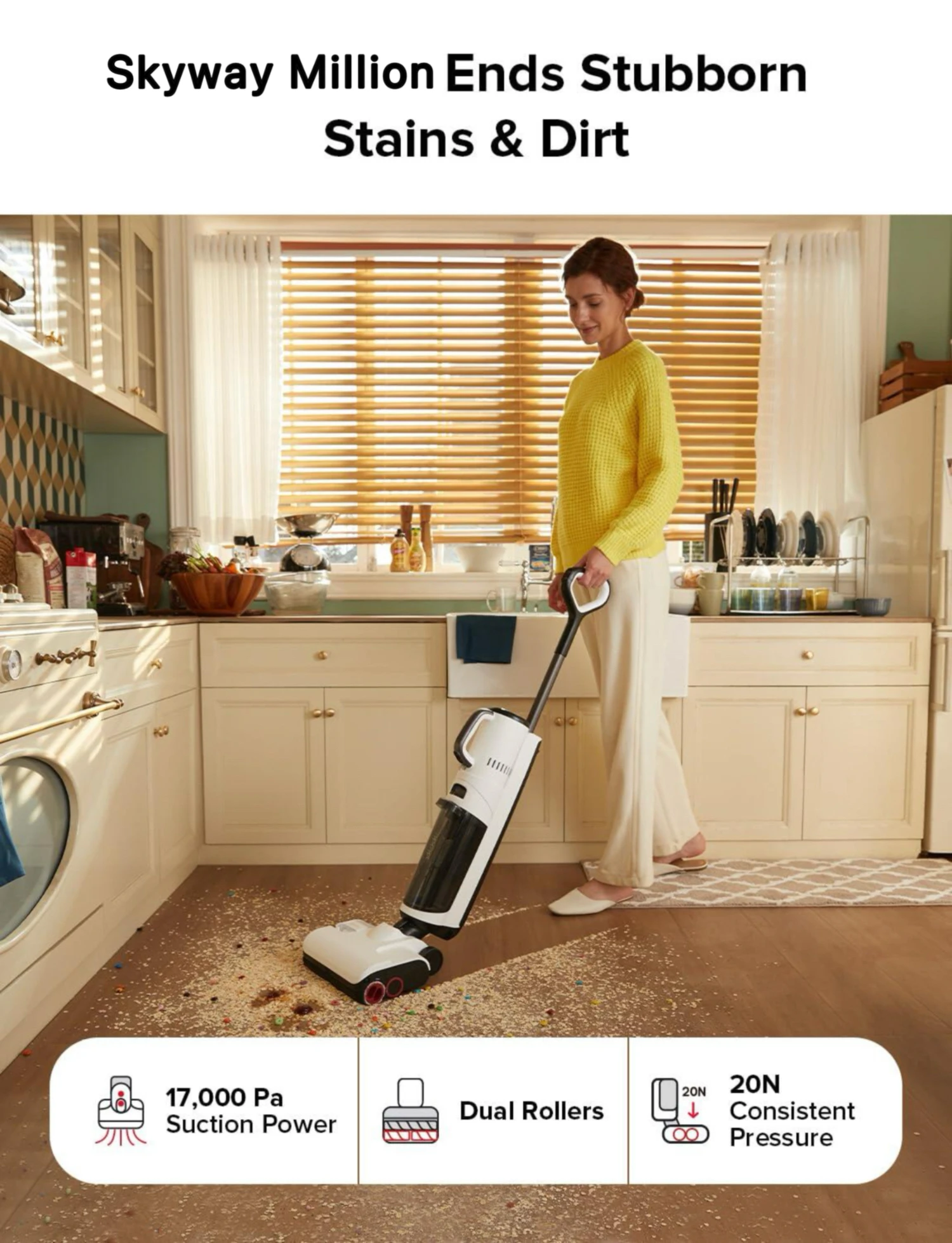 5-in-1 Powerful 17000Pa One St - Outdoor Power Mop บทวิจารณ์และราคา