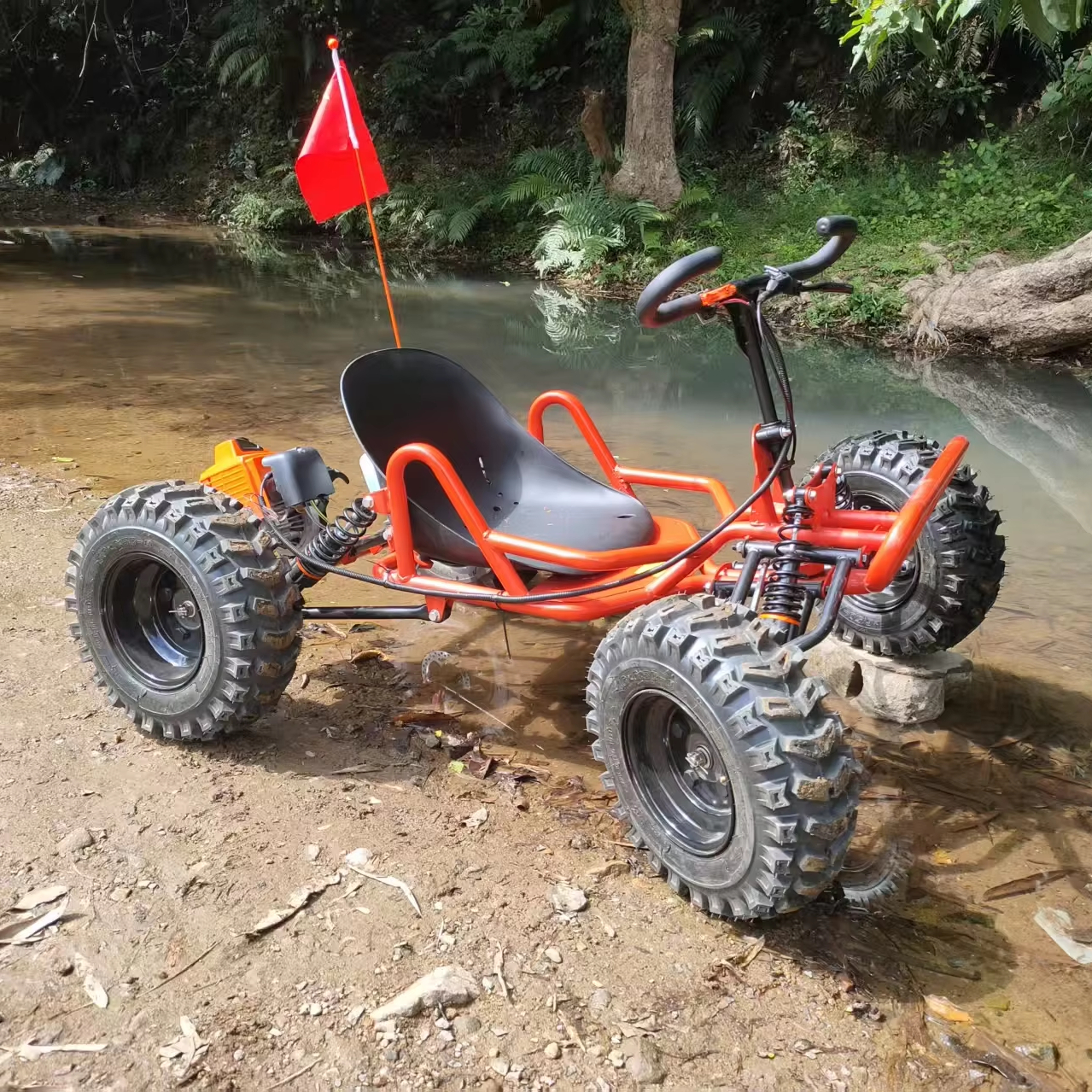90cc 8-inch Tires 2-Stroke Out - Outdoor Power And Pedal บทวิจารณ์และราคา