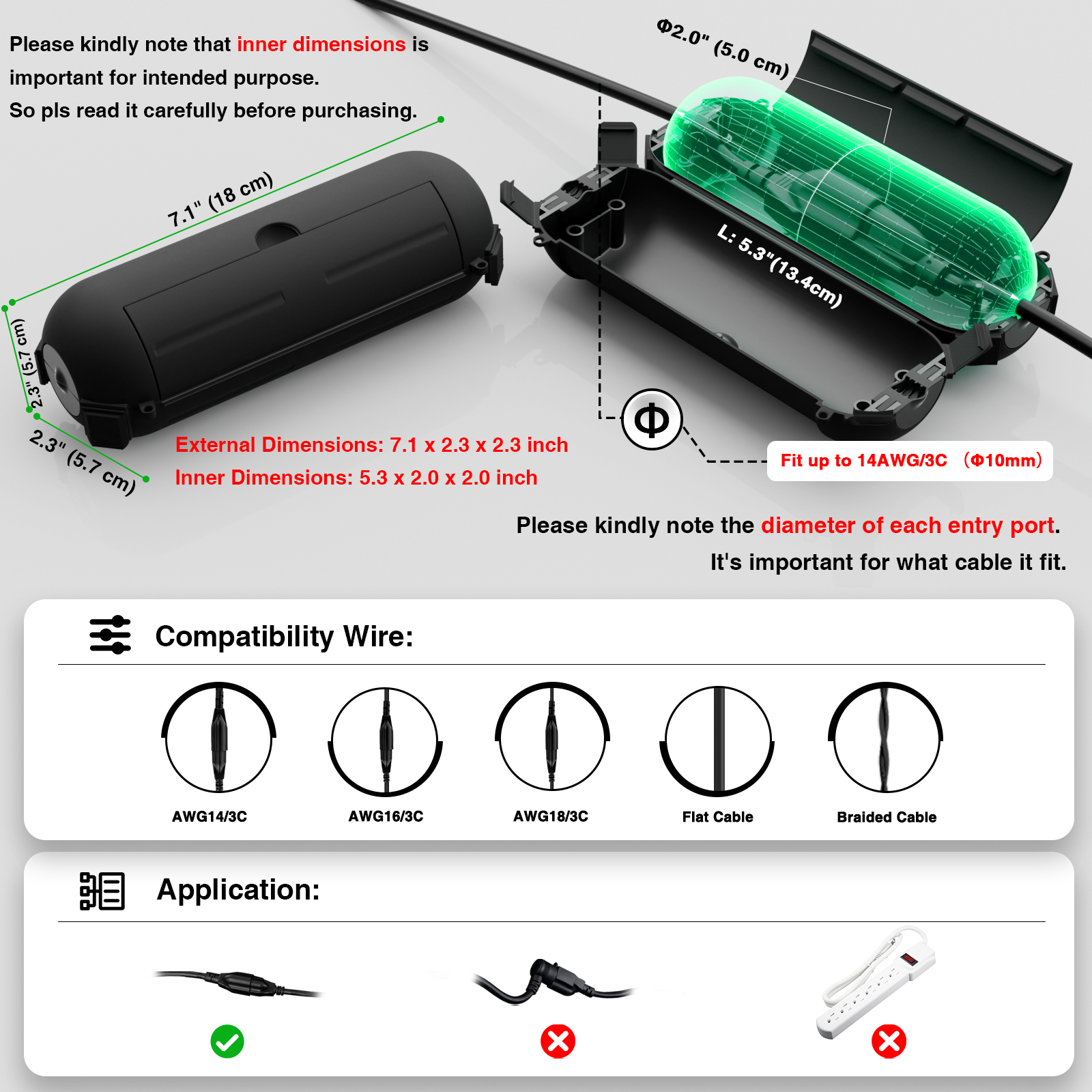 Flemoon 9PCS Outdoor Extension - Outdoor Power Box บทวิจารณ์และราคา