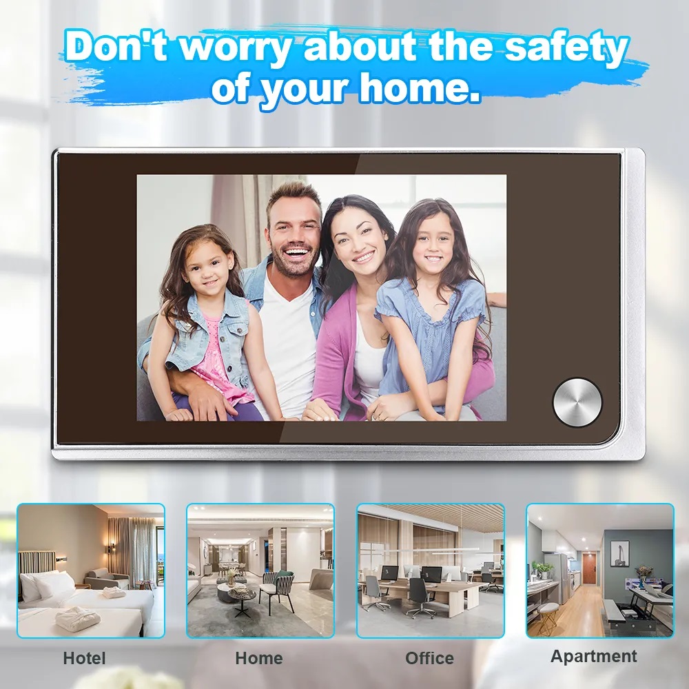 3.5 inch Camera Peephole Doorb - Outdoor Power Monitor บทวิจารณ์และราคา