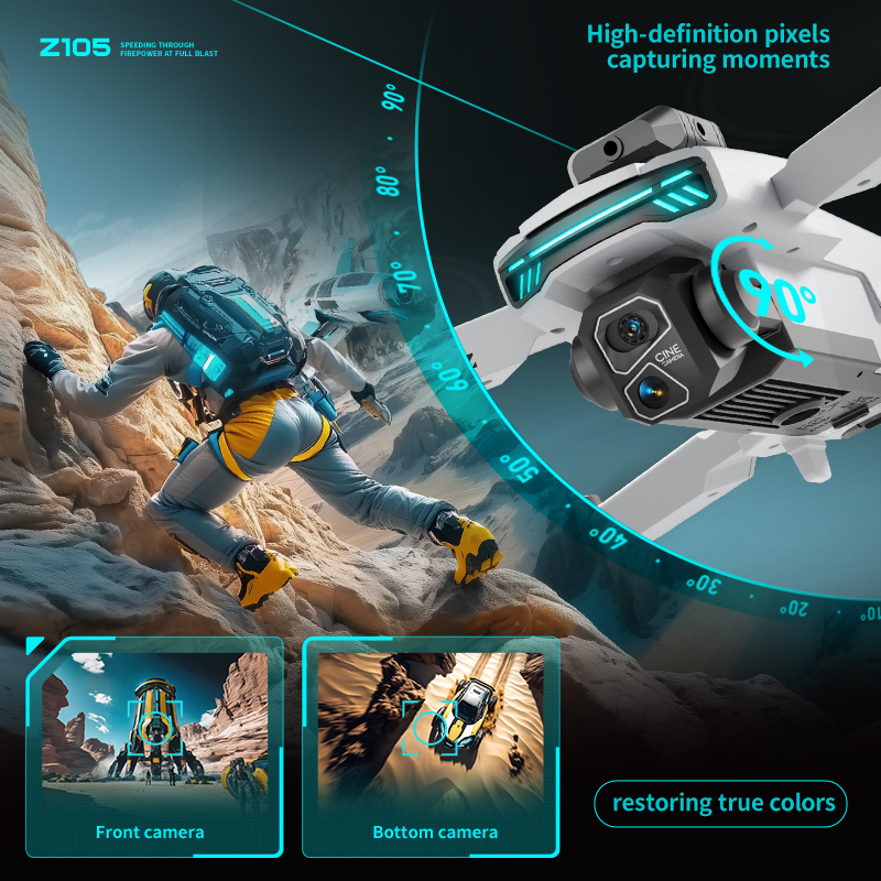 New Z105 RC Drone 8K Professio - Outdoor Power Plus บทวิจารณ์และราคา
